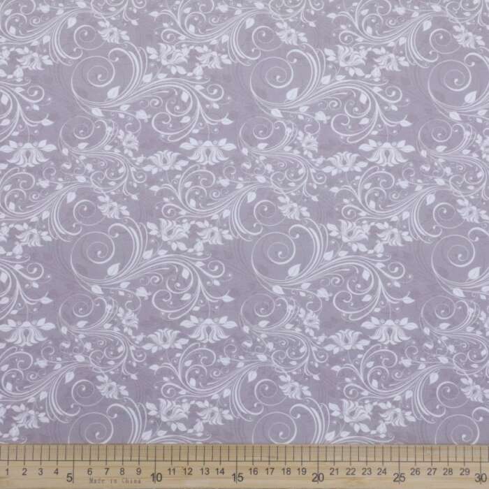 Vintage - Swirls on Grey - Image 2