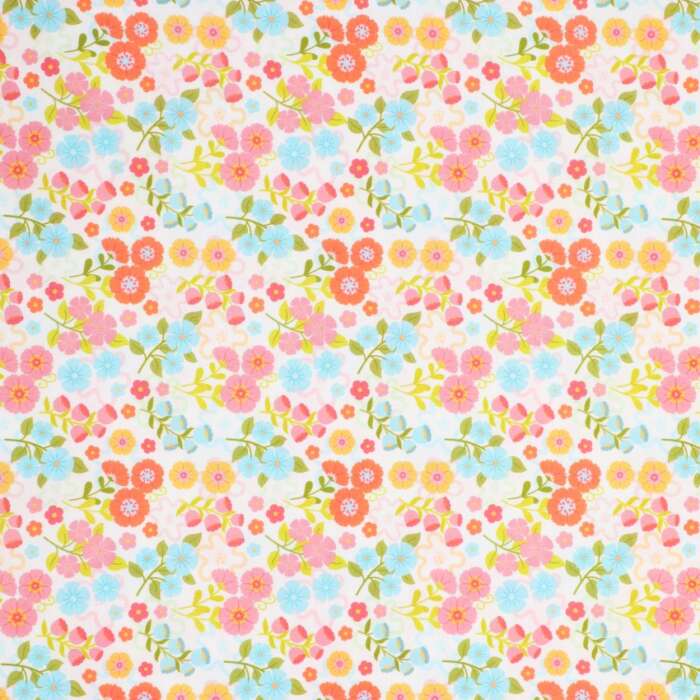 Picnic in the Park - Picking Flowers on White