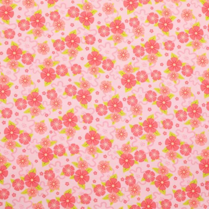 Picnic in the Park - Florals on Light Pink