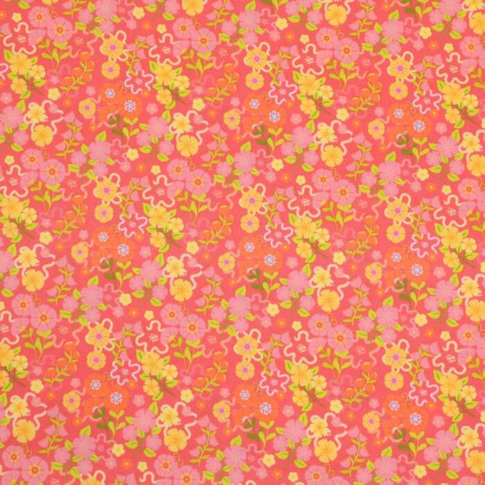 Picnic in the Park - Picking Flowers on Peach