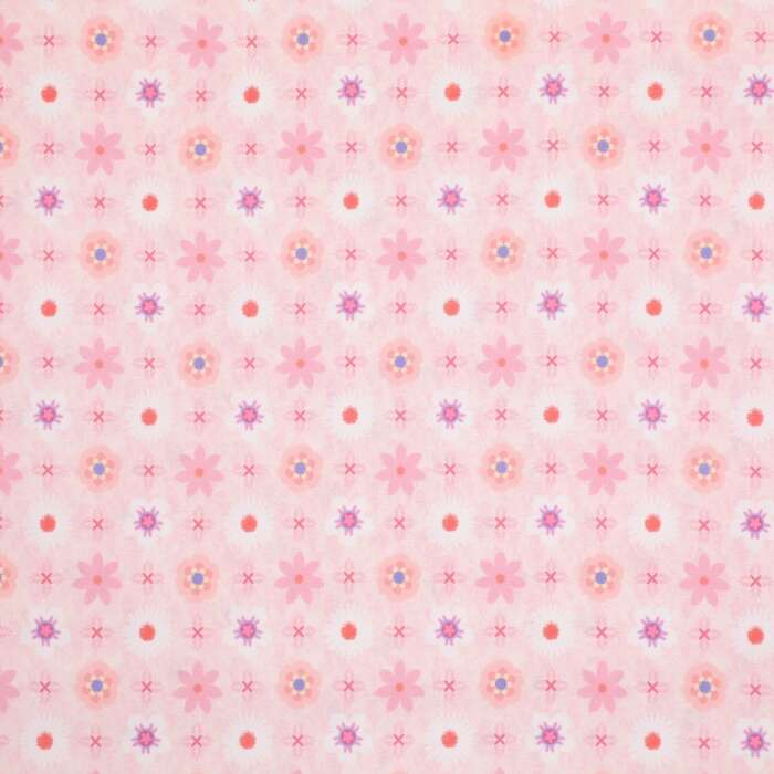 Summer Florals - Pink Tiles