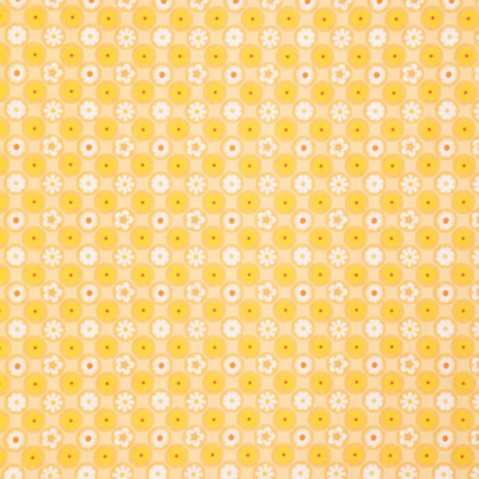 Summer Florals - Yellow Flower Dots