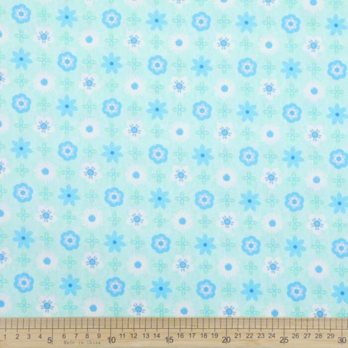 Summer Florals - Blue Tiles - Image 2