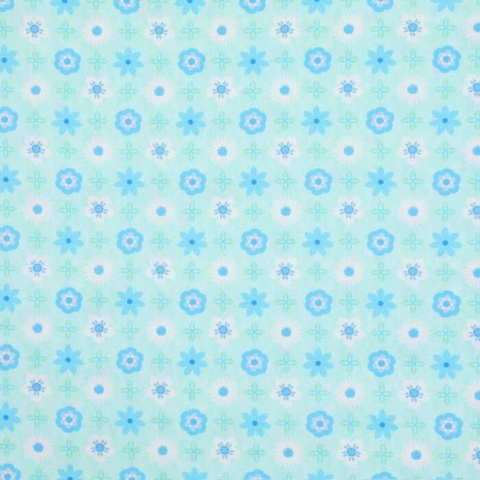 Summer Florals - Blue Tiles