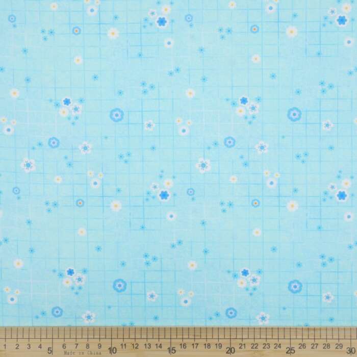 Summer Florals - Blue Check - Image 2