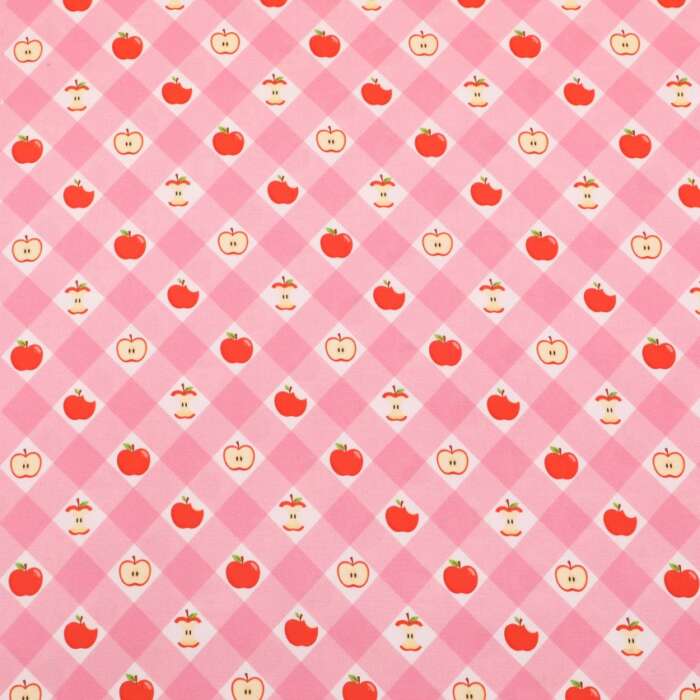 Apple Gingham - Pink