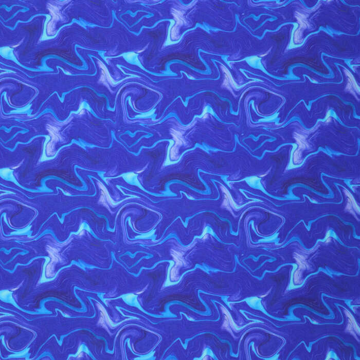Marble Swirl - Blue Aqua
