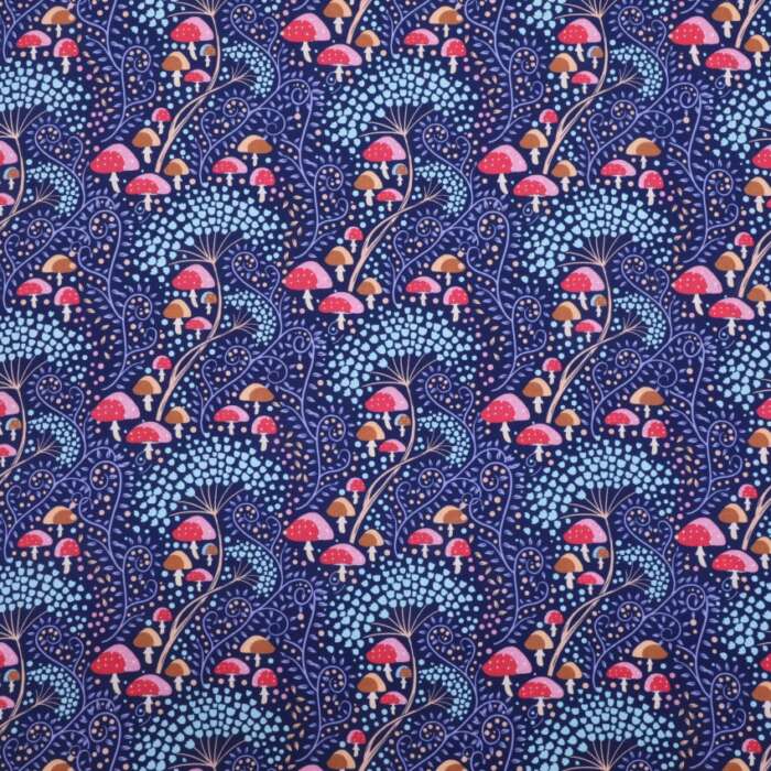 Whimsical Woods - Foliage Midnight