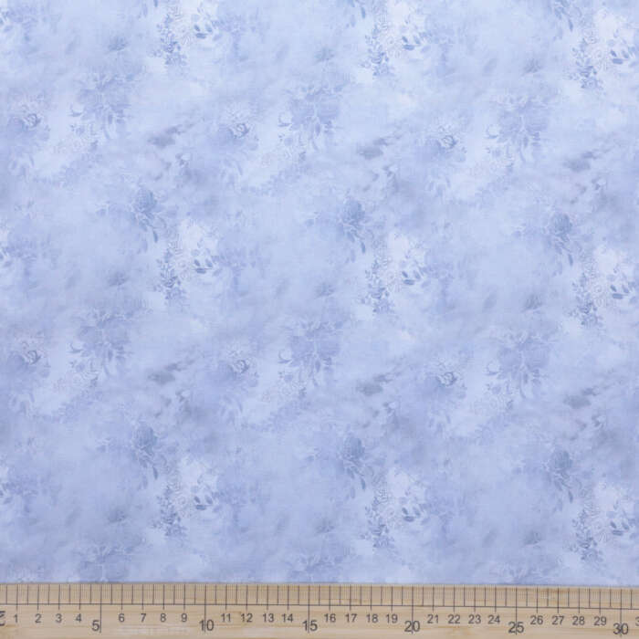 Misty Florals - Faded Roses Blue - Image 2