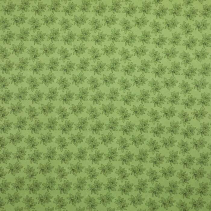 Lotus Pond Serenity - Florals on Light Green