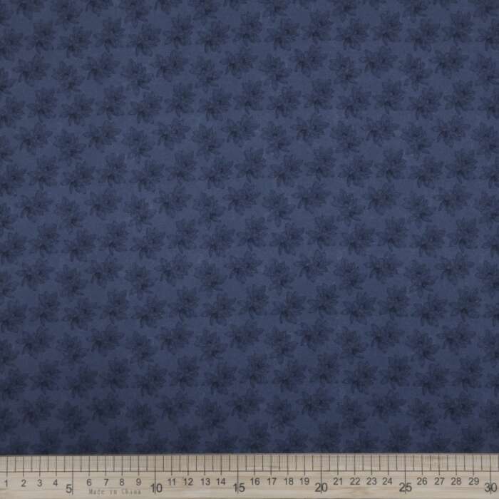 Lotus Pond Serenity - Florals Deep Blue - Image 2