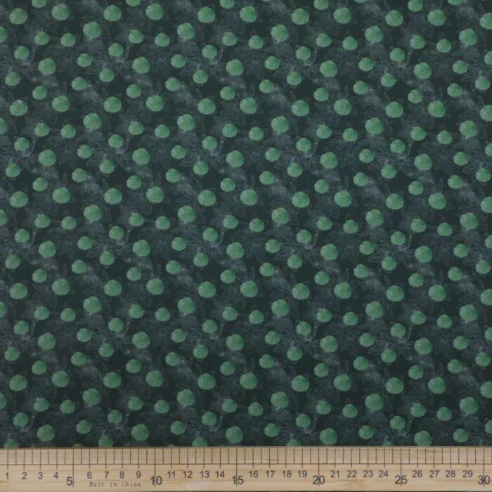 Lotus Pond Serenity - Lily Pads on Dark Green - Image 2