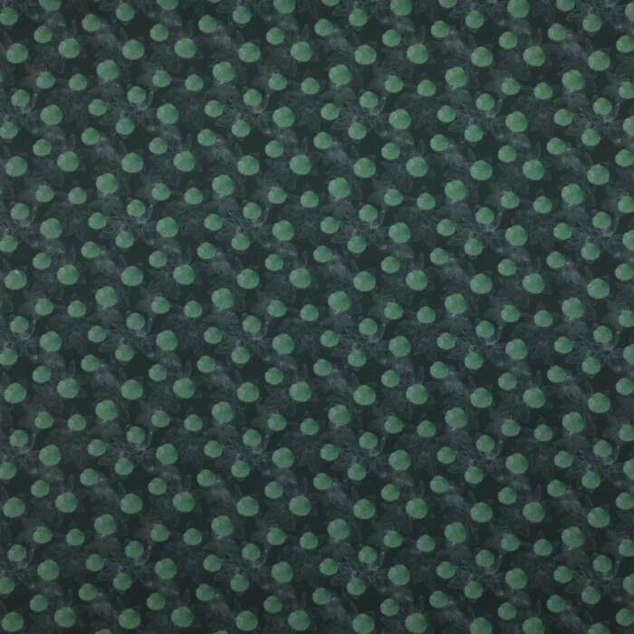 Lotus Pond Serenity - Lily Pads on Dark Green