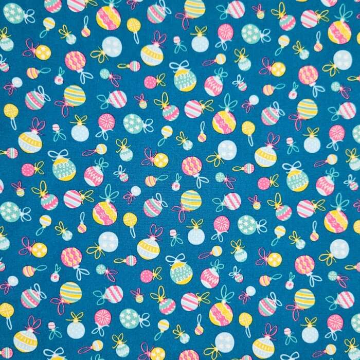 Liberty - Deck the Halls - Tumbling Baubles A Teal