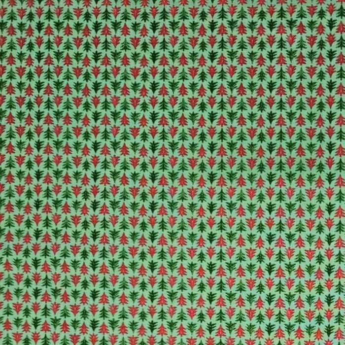 Liberty - The Merry and Bright Collection - Festive Firs A Green