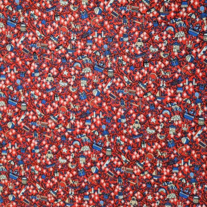Liberty - The Merry and Bright Collection - Magical Forest B Red