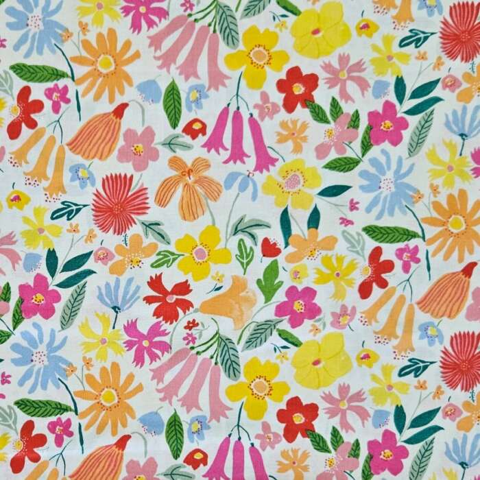 Liberty - The Artist's Home - Sketchbook Bloom C Yellow and Pink