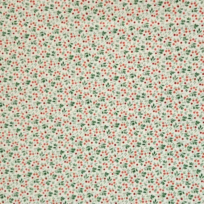 Liberty - A Woodland Christmas - Frost Berry A Red and Green