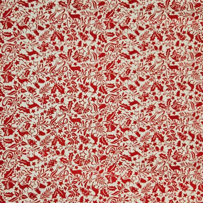 Liberty - A Woodland Christmas - Enchanted Forest Red A