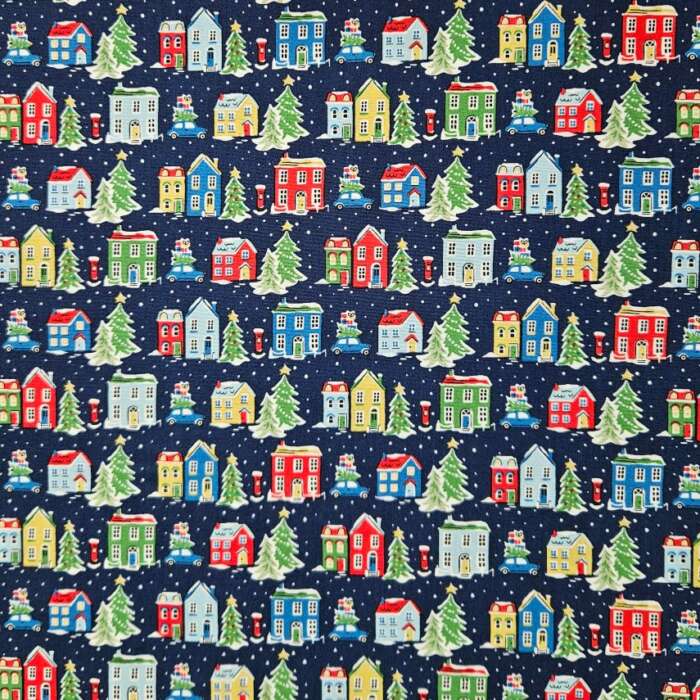 Liberty - Deck the Halls - Holiday Village Blue