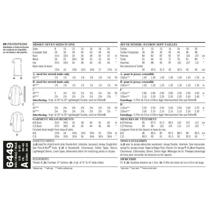 New Look Pattern 6449 - Image 2
