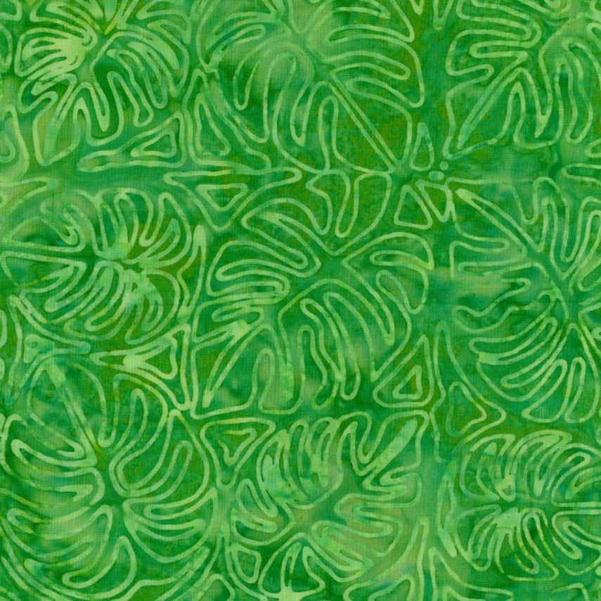 Batik - 1703 Monstera Green
