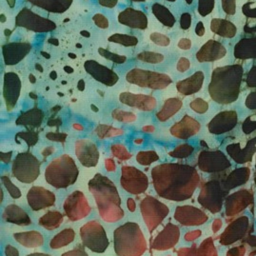 Batik - 1919 Pebbles Green and Brown