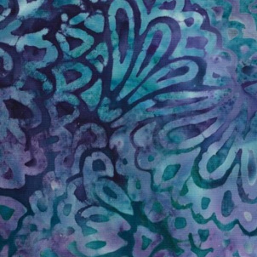 Batik - 1972 Flounce Blue