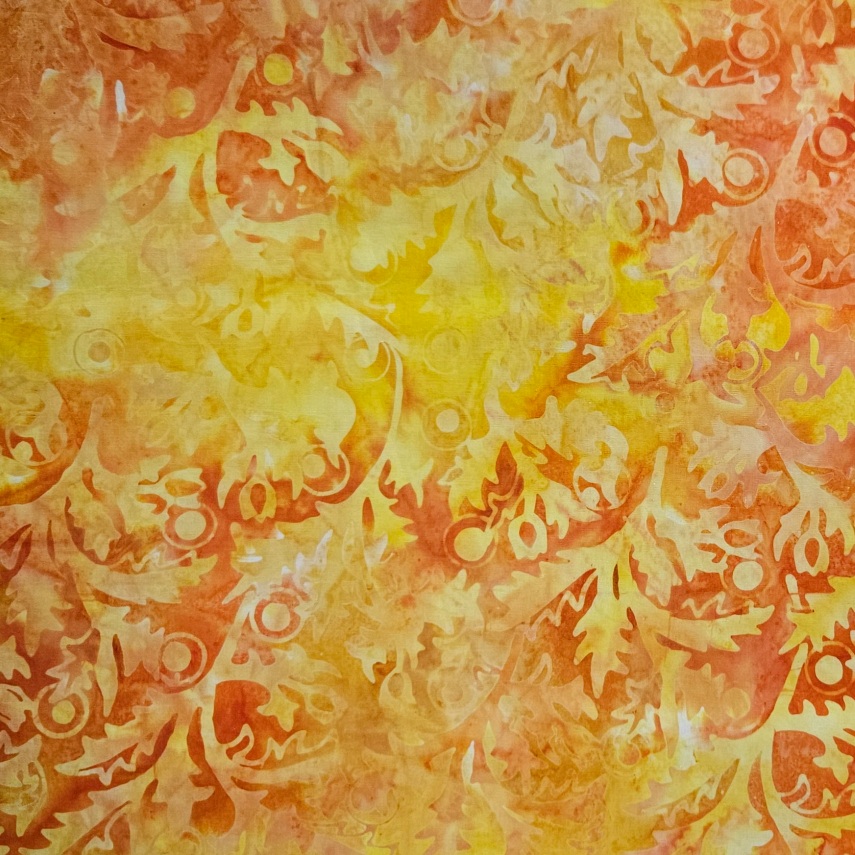 Batik - Flourish Orange 1961