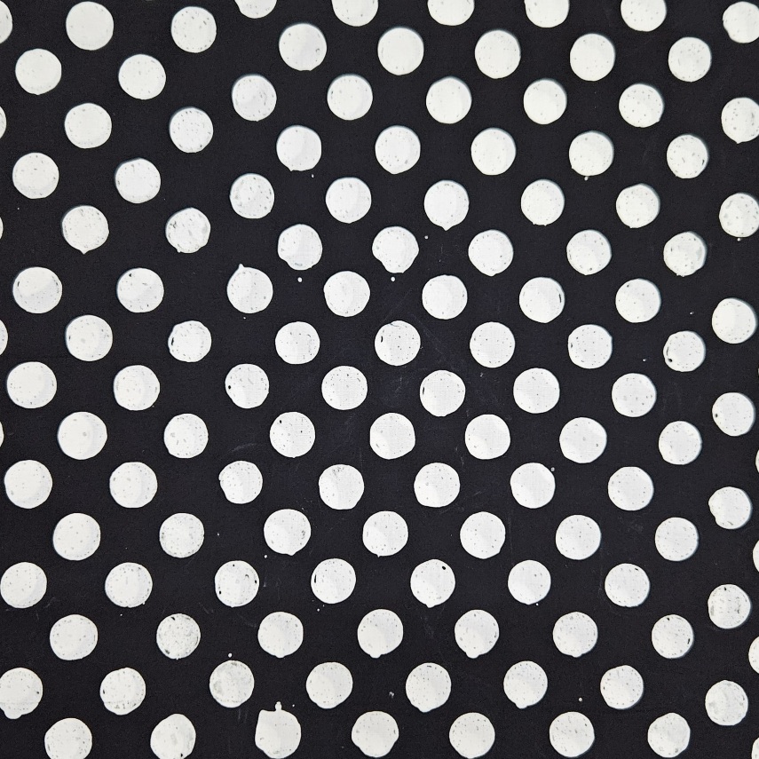Batik - White on Black Spot