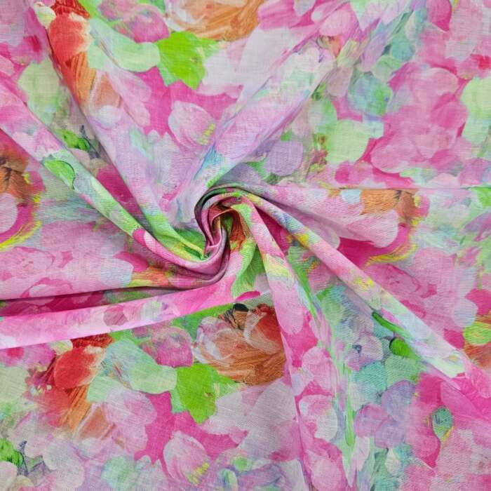 LINEN COTTON - Palette Pink