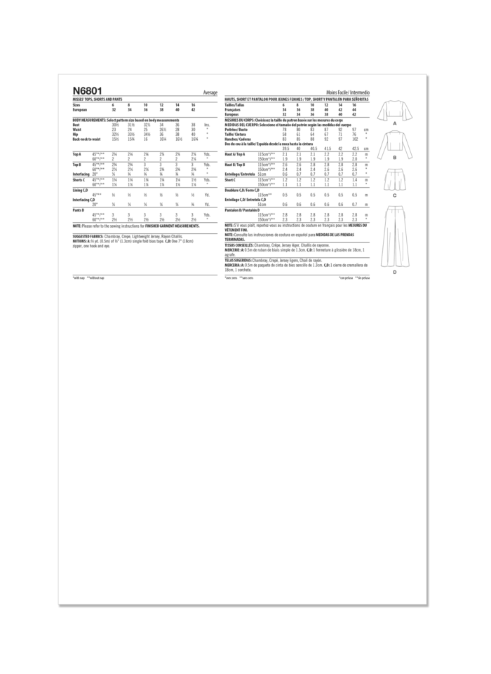 New Look Pattern 6801 - Image 2