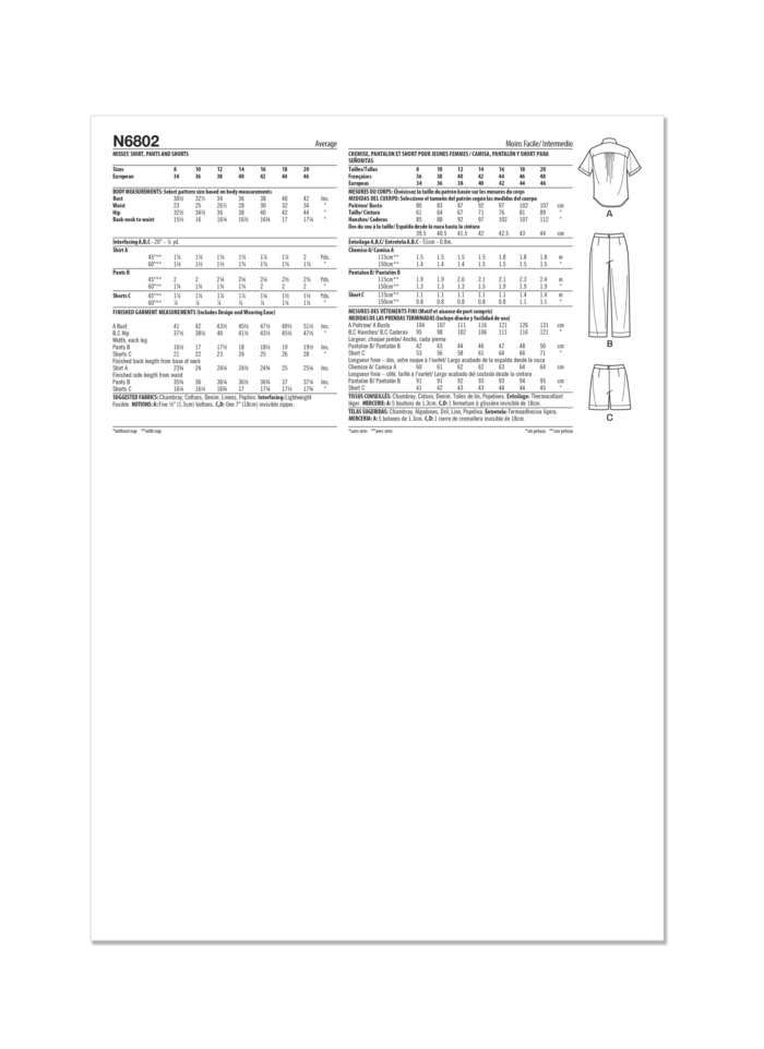 New Look Pattern 6802 - Image 2