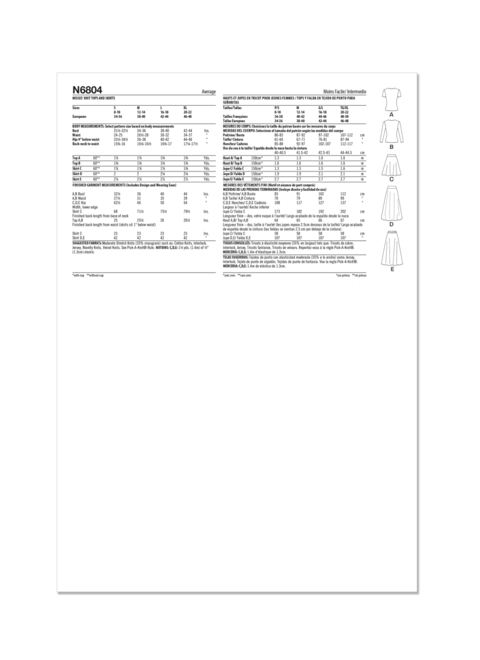 New Look Pattern 6804 - Image 2