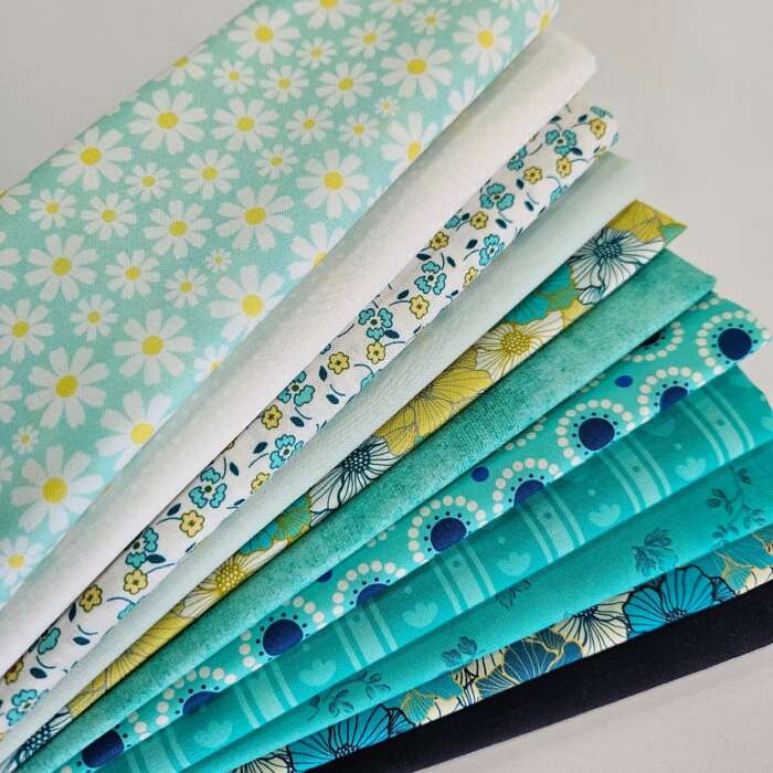 Remnant Craft Fabrics - Aqua Pack - Image 2