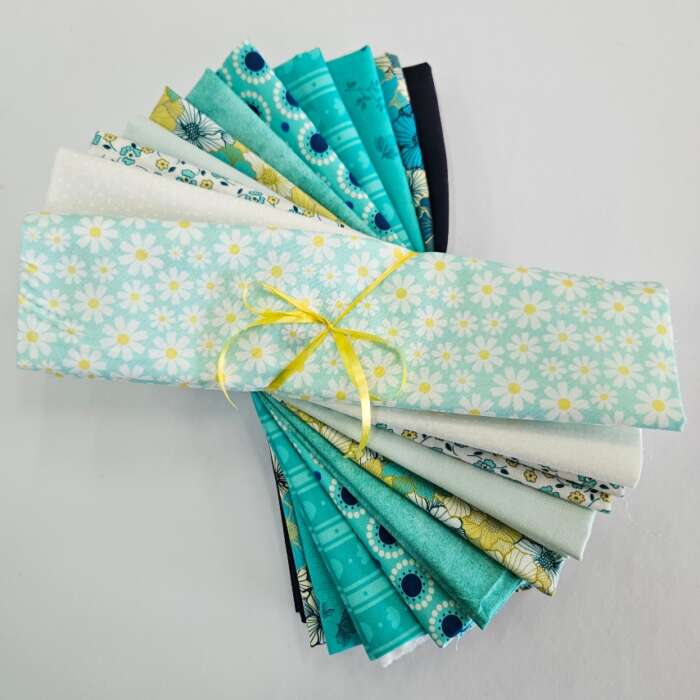 Remnant Craft Fabrics - Aqua Pack