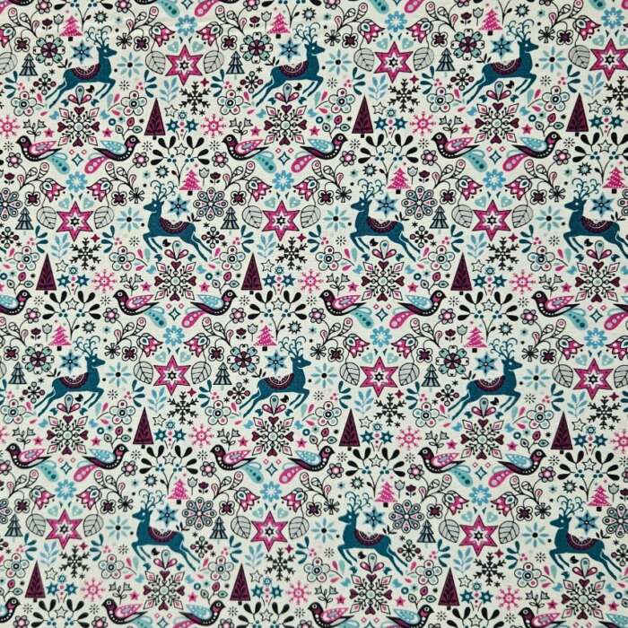 Liberty - A Woodland Christmas - Wonderland B Aqua