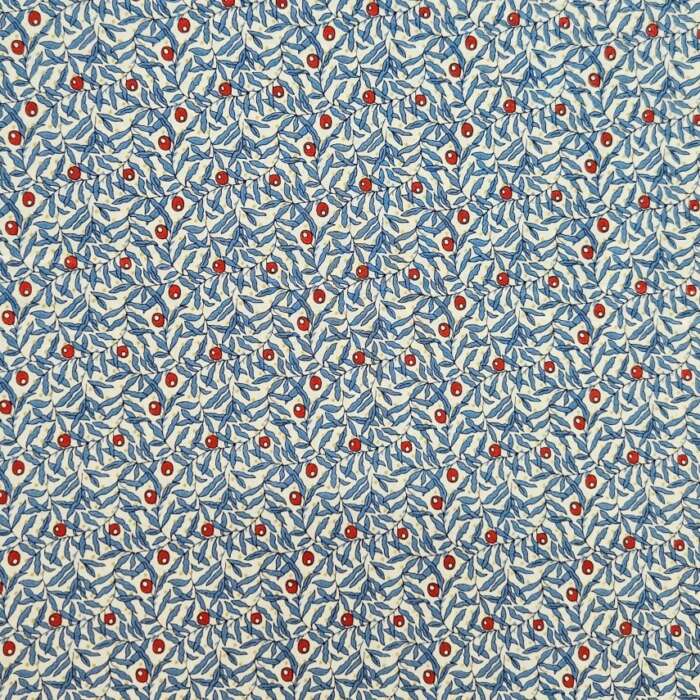 Liberty - The Merry and Bright Collection - Holiday Berries B Blue