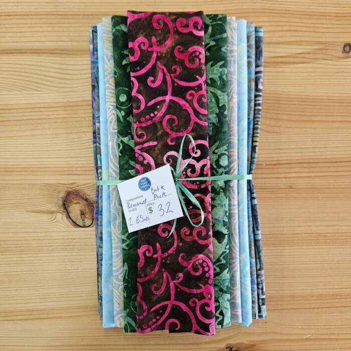 Remnant Craft Fabrics - Batik Rainbow