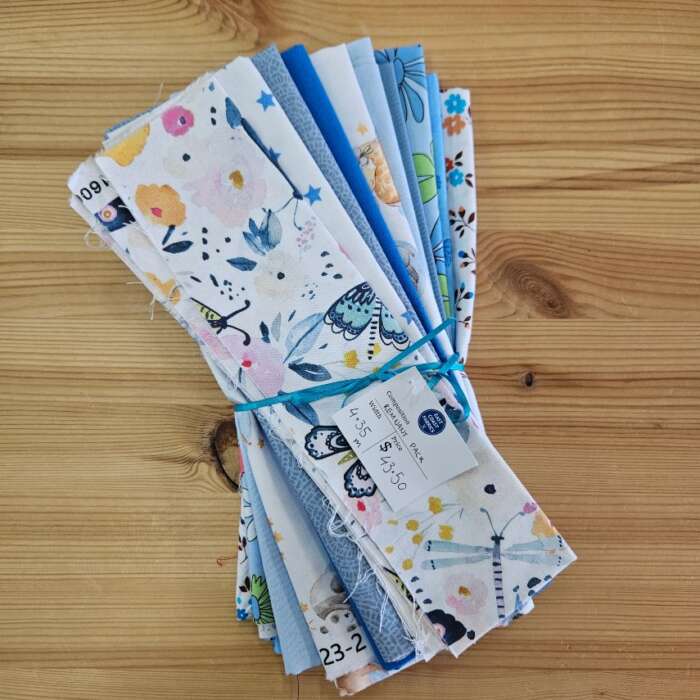 Remnant Craft Fabrics - Blue Novelty Prints