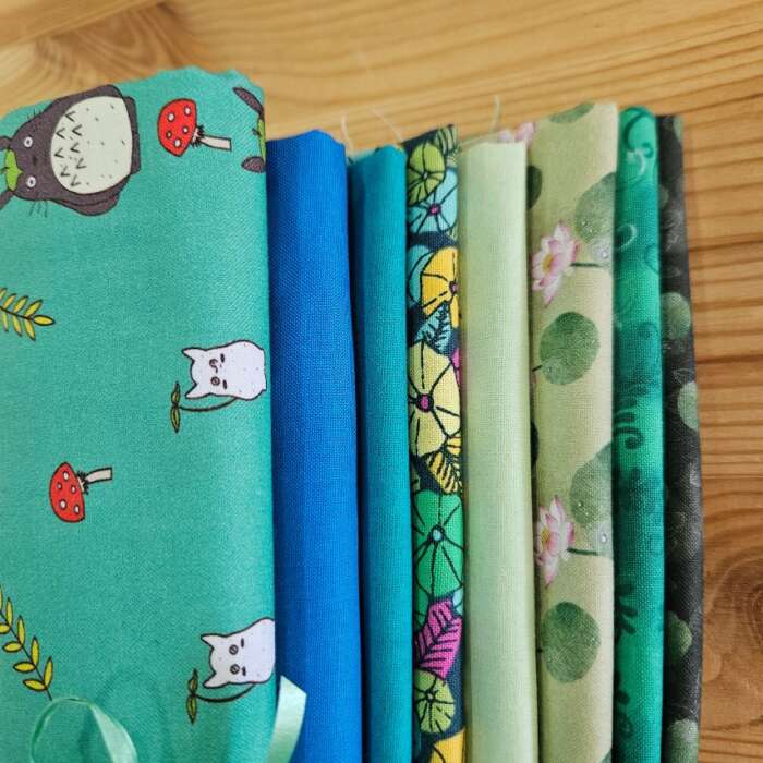 Remnant Craft Fabrics - Totoro Green - Image 2