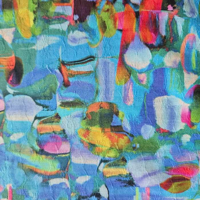 TEXTURED COTTON - Maya Blue - Image 2