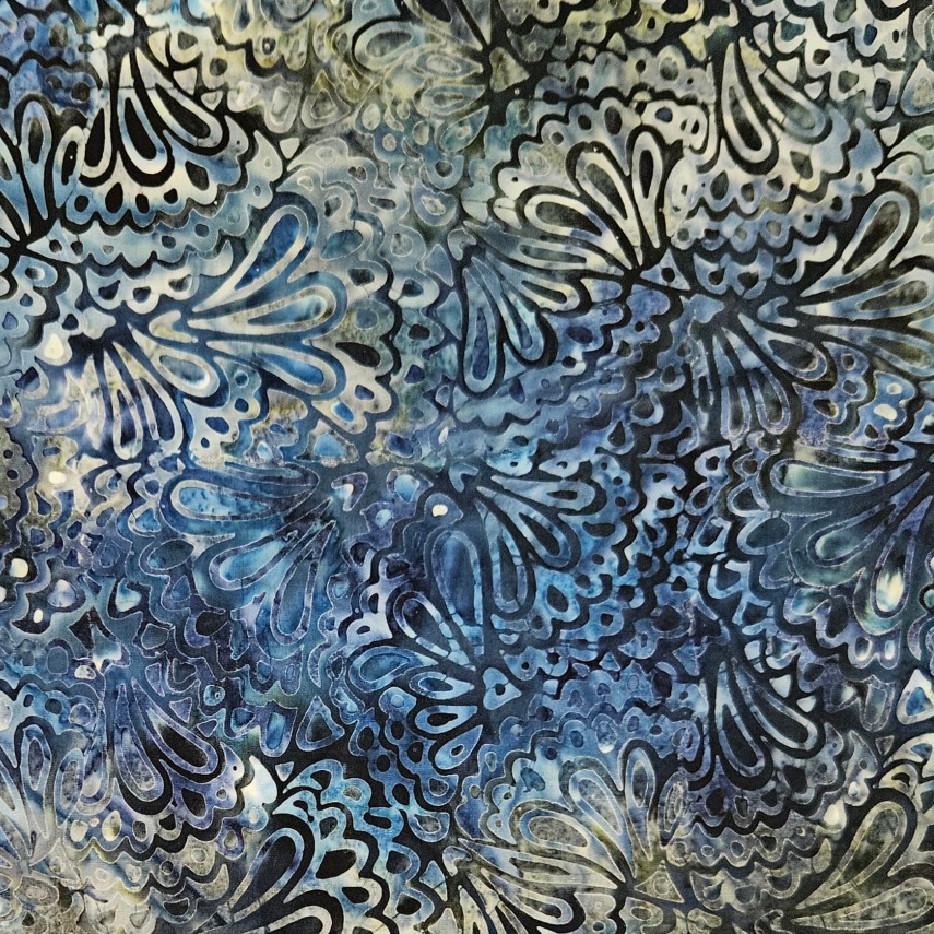 Batik - 1966 Flounce Blue Grey