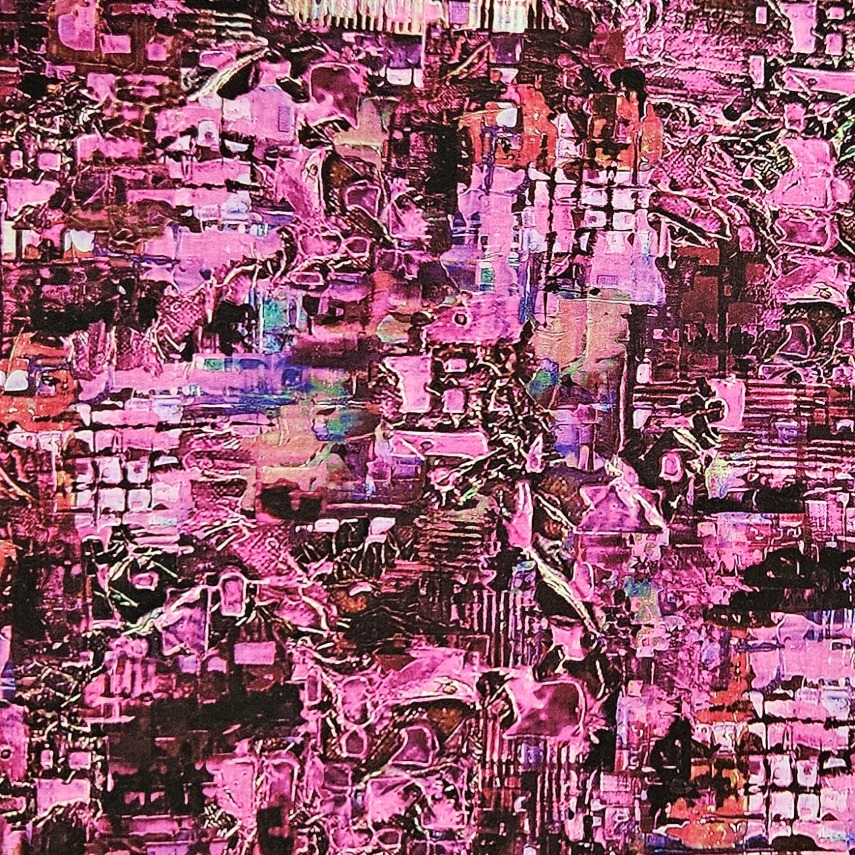 Quilt Backing - Cityscape - Wine Bar