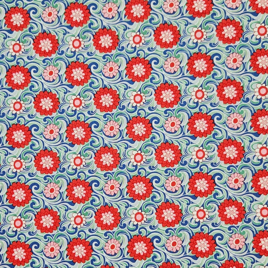 Liberty - Carnaby Collection - Carnation Carnival C Red