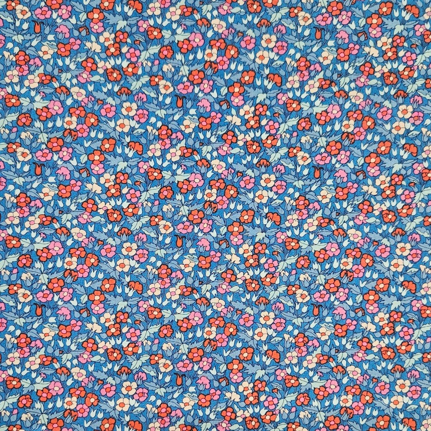 Liberty - Carnaby Collection - Piccadilly Poppy A Blue