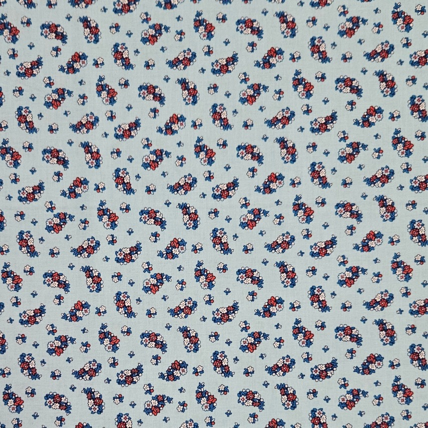 Liberty - Carnaby Collection - Portobello Paisley A Light Blue