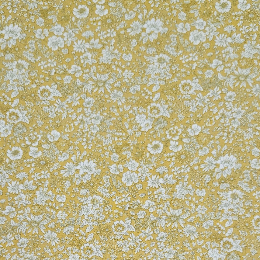 Liberty - Flower Show Sunrise Collection - Emily Silhouette Flower I Yellow