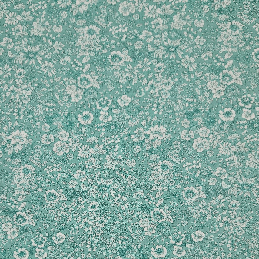 Liberty - Flower Show Sunrise Collection - Emily Silhouette Flower J Mint