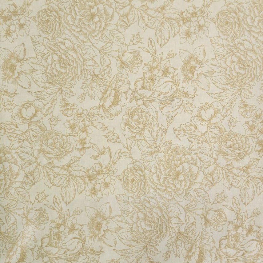 Quilt Backing - Golden Age Florals